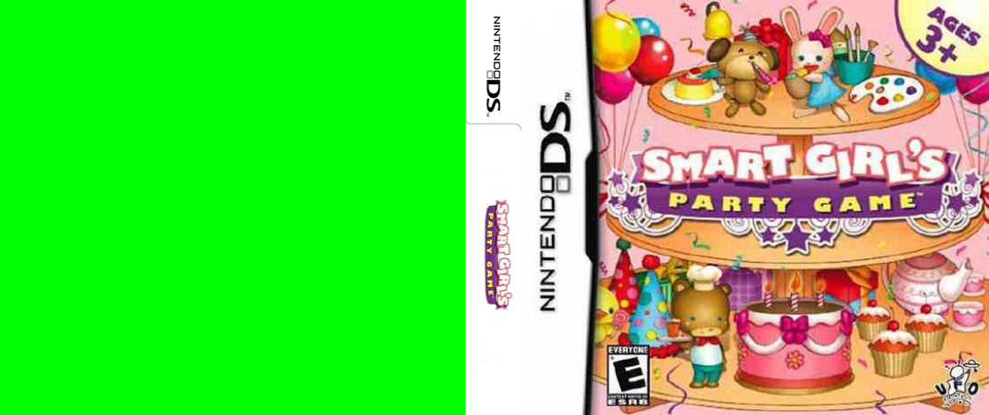 Smart Girl's Party Game — box-texture (US)