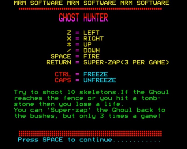 Ghost Hunter — sstitle (WOR)