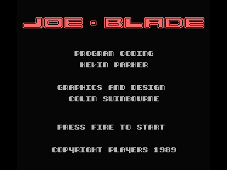 Joe Blade — sstitle (EU)