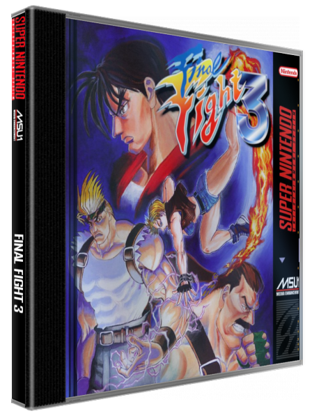 Final Fight 3 — box-3D (US)