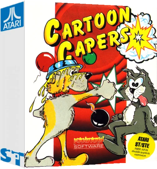 Cartoon Capers — box-3D (EU)