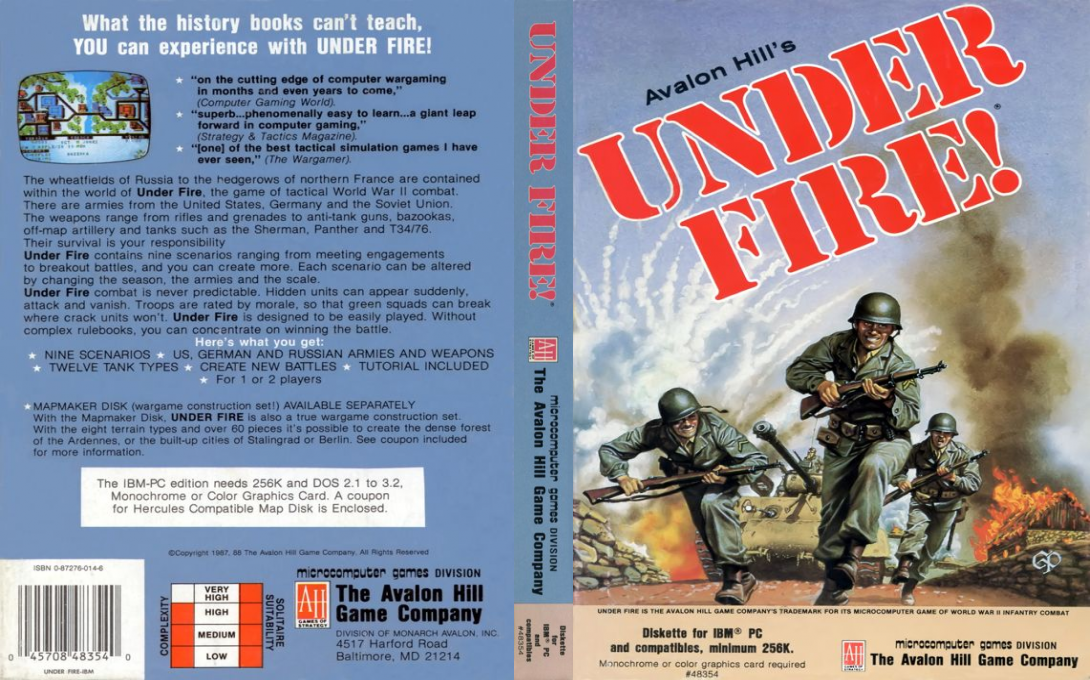 Under Fire! — box-texture (US)