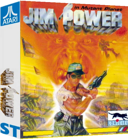 Jim Power In Mutant Planet — box-3D (EU)