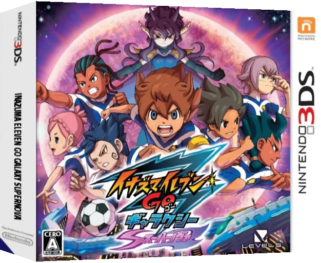 Inazuma Eleven Go Galaxy - Supernova — box-3D (JP)
