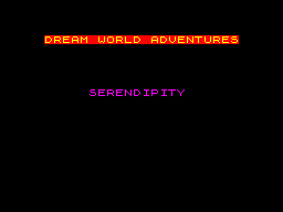 Serendipity — sstitle (WOR)