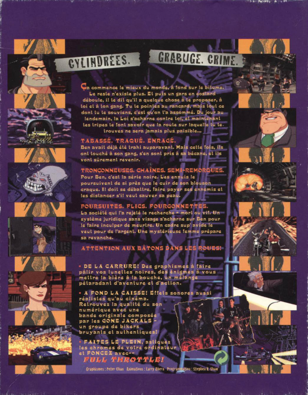 Full Throttle — box-2D-back (FR)