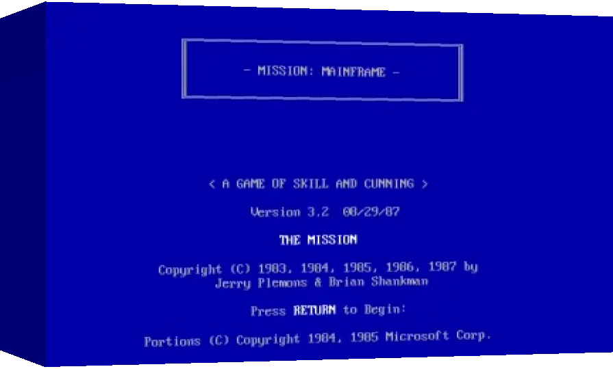 Mission : Mainframe — box-3D (WOR)