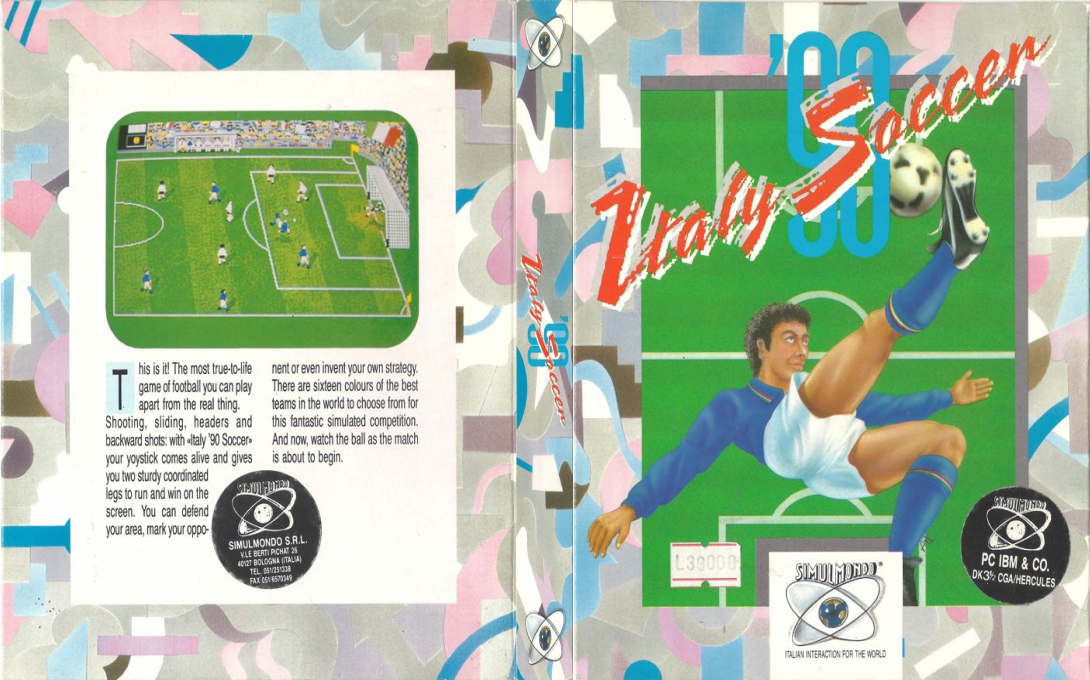 Italy '90 Soccer — box-texture (EU)