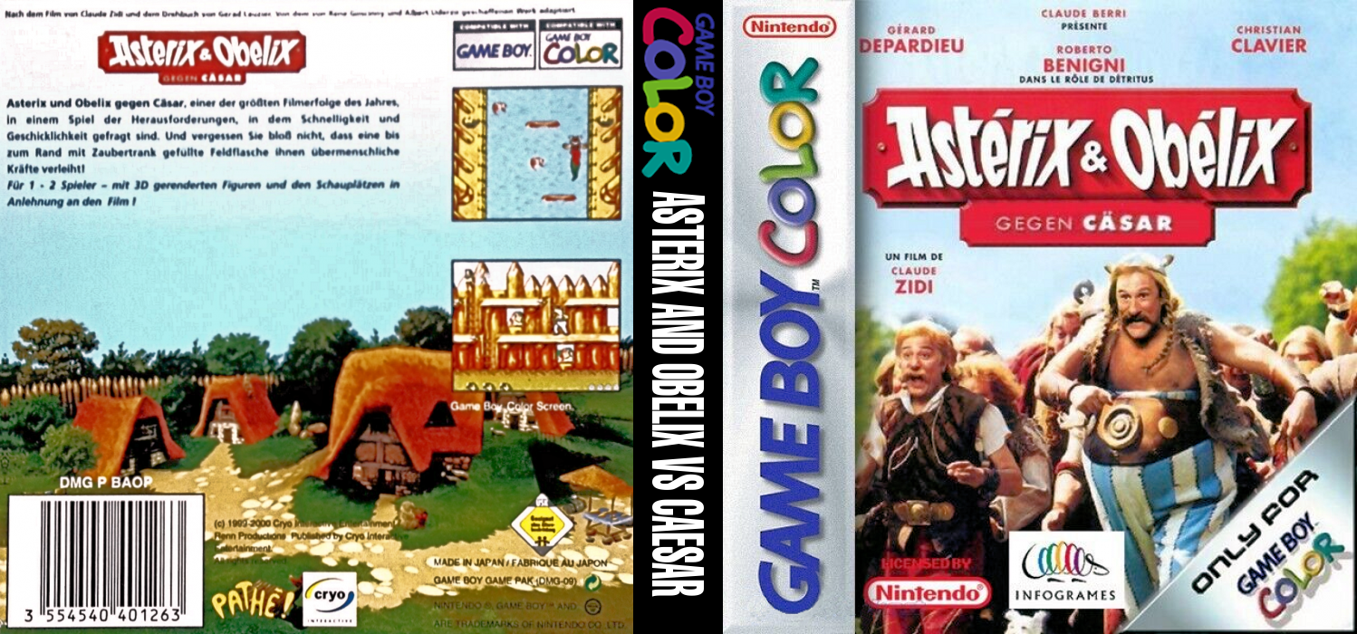 Asterix And Obelix Vs Caesar — box-texture (DE)
