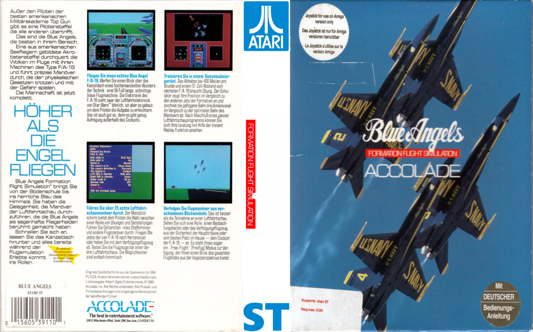Blue Angels - Formation Flight Simulation — box-texture (DE)