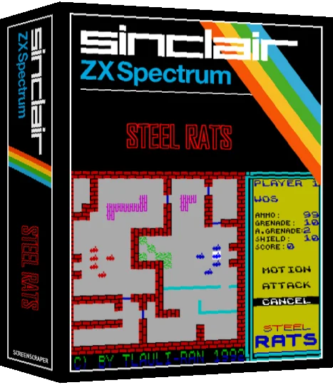 Steel Rats — box-3D (SS)
