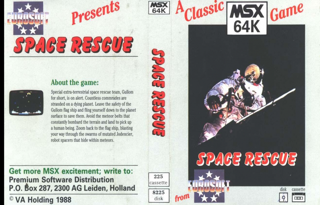 Space Rescue — box-texture (NL)