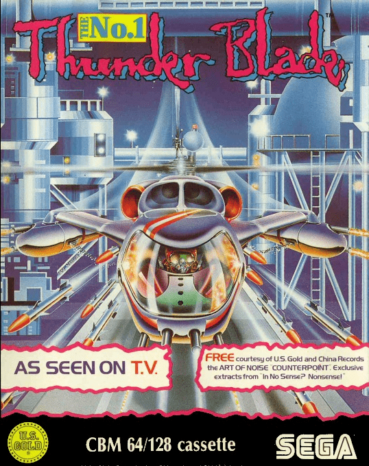 Thunder Blade — box-2D (EU)