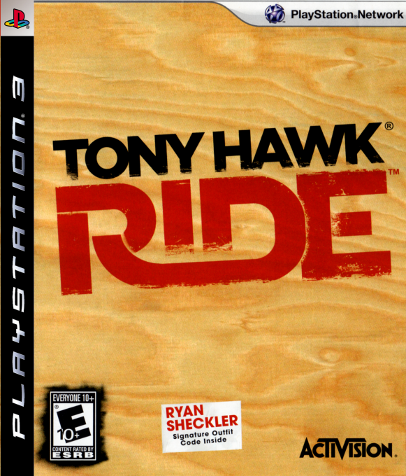 Tony Hawk - Ride box art