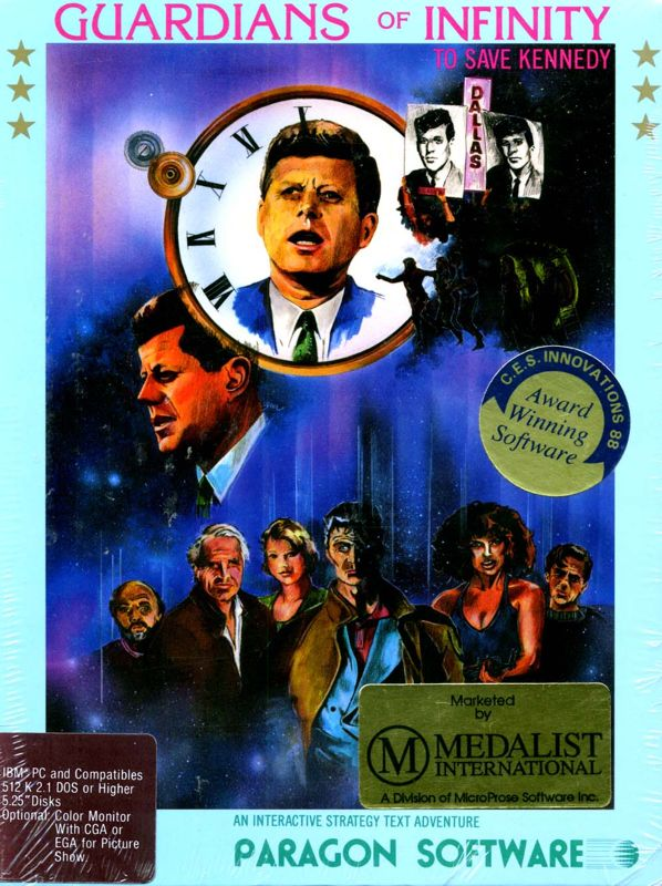 Guardians Of Infinity - To Save Kennedy box art