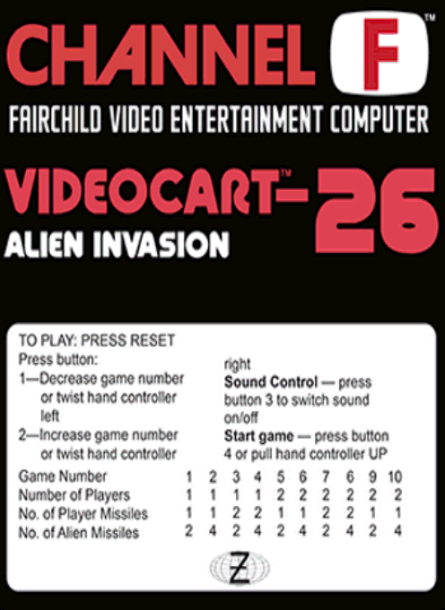 Videocart-26 - Alien Invasion box art