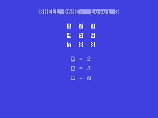 Ye Olde Shell Game — ss (WOR)