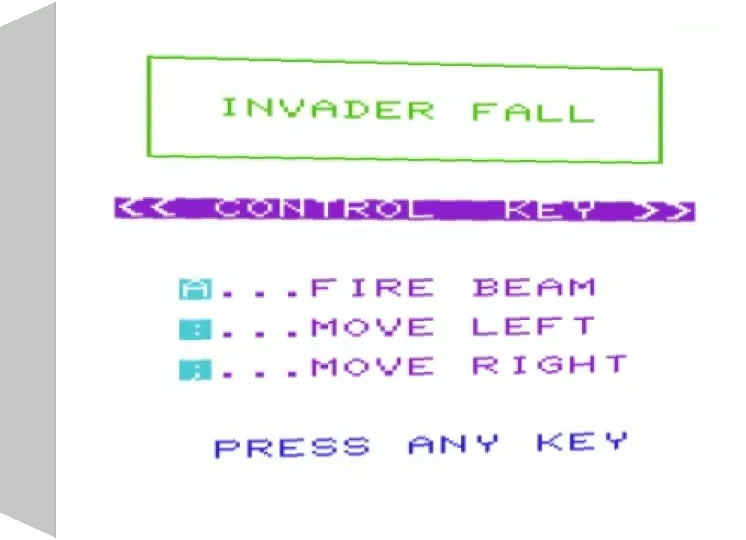 Invader Fall — box-3D (WOR)