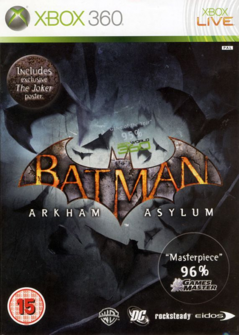 Batman - Arkham Asylum — box-2D (UK)