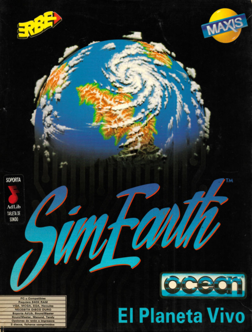 Simearth - The Living Planet — box-2D (SP)