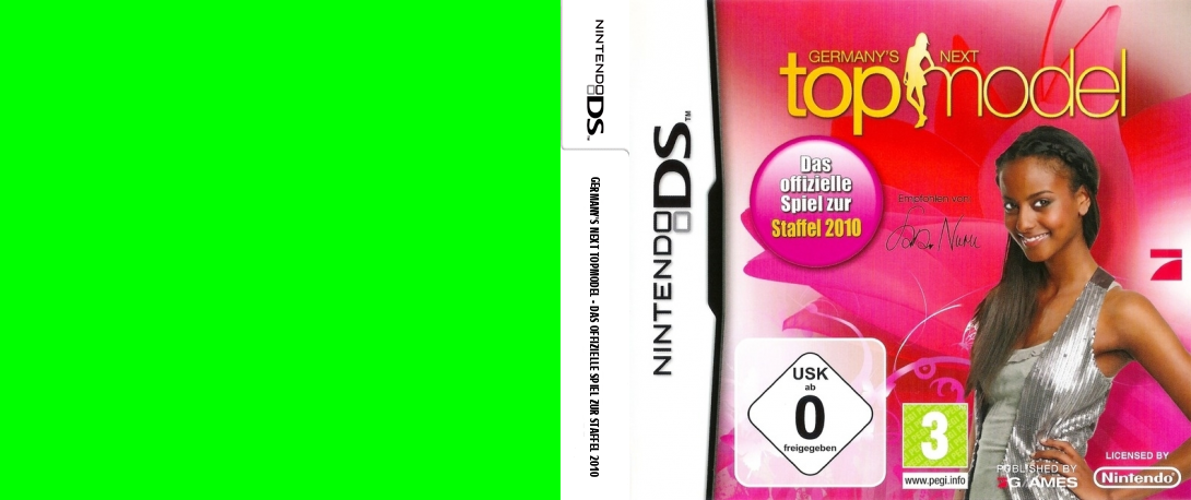 Germany's Next Topmodel - Das Offizielle Spiel zur Staffel 2010 — box-texture (DE)