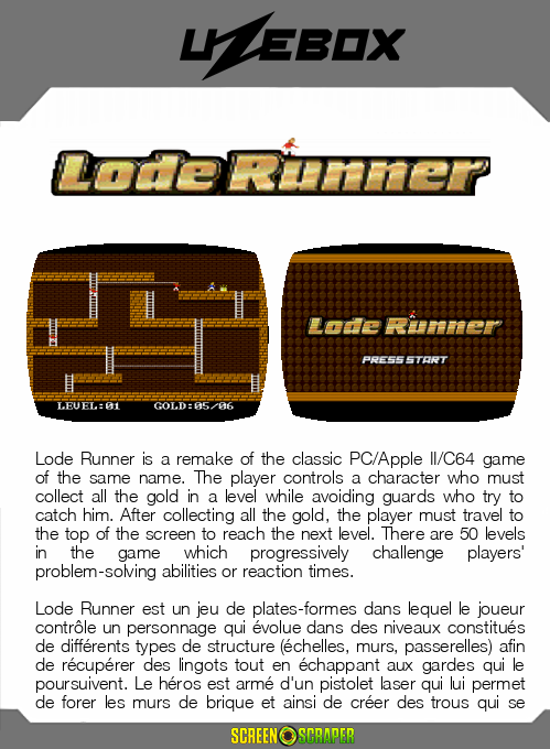 Lode Runner — box-2D-back (SS)