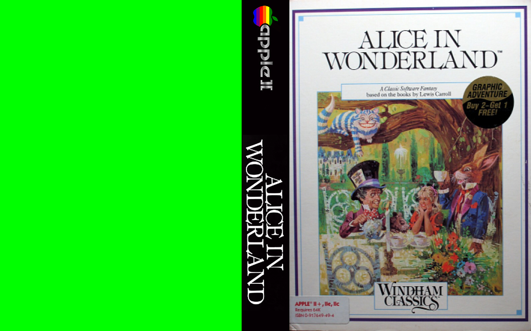 Alice in Wonderland — box-texture (US)
