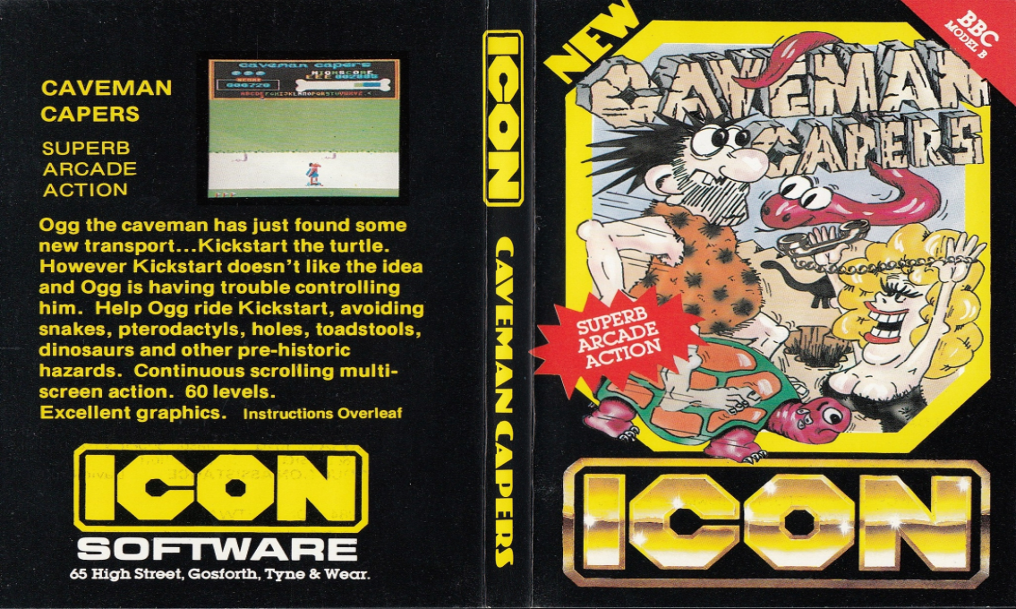 Caveman Capers — box-texture (EU)