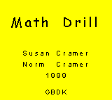 Math Drill 2.0 — sstitle (WOR)