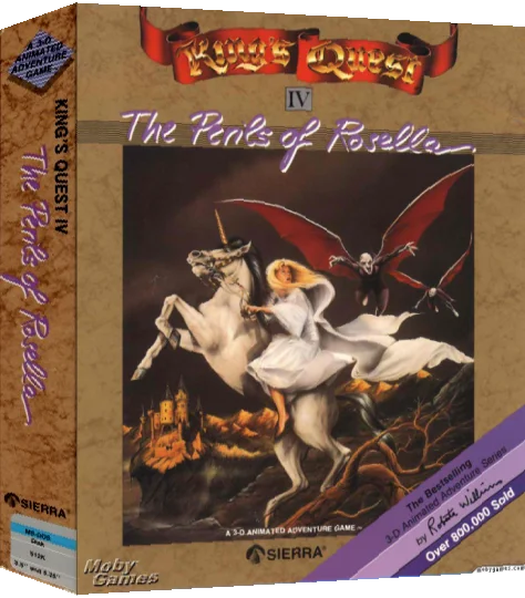 King's Quest 4 - The Perils Of Rosella — box-3D (US)