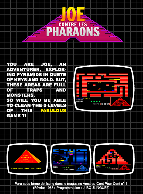 Joe Contre Les Pharaons — box-2D-back (EU)