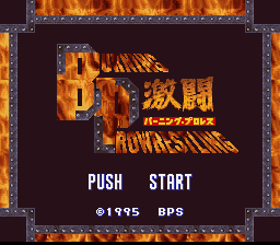 Gekitou Burning Pro Wres — sstitle (JP)