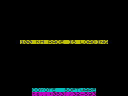 100 Km Race — sstitle (WOR)