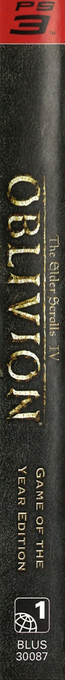 Elder Scrolls 4 - Oblivion Edition Jeu De L'annee, The — box-2D-side (US)