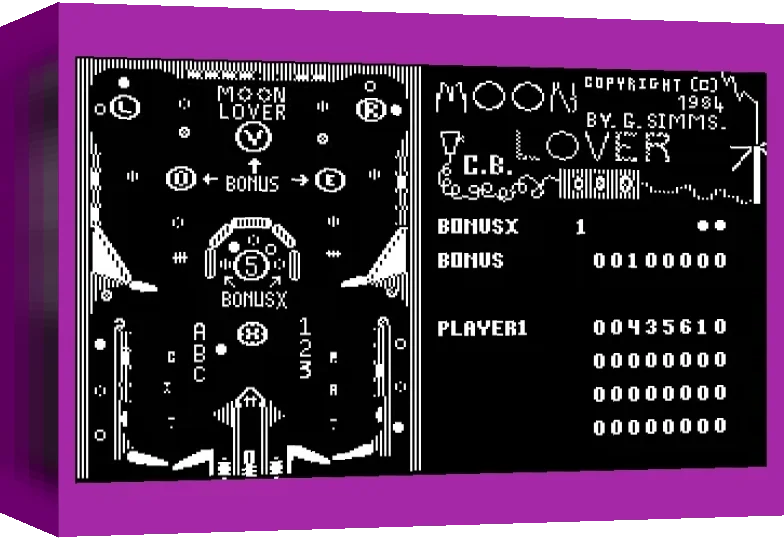 Moon Lover Pinball — box-3D (WOR)