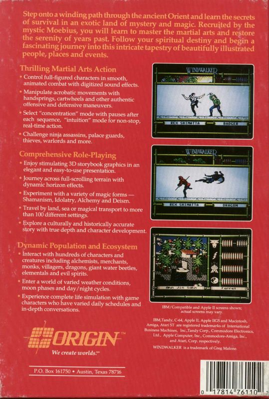 Windwalker — box-2D-back (US)