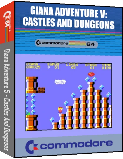 Giana Adventure 5 - Castles And Dungeons — box-3D (CUS)
