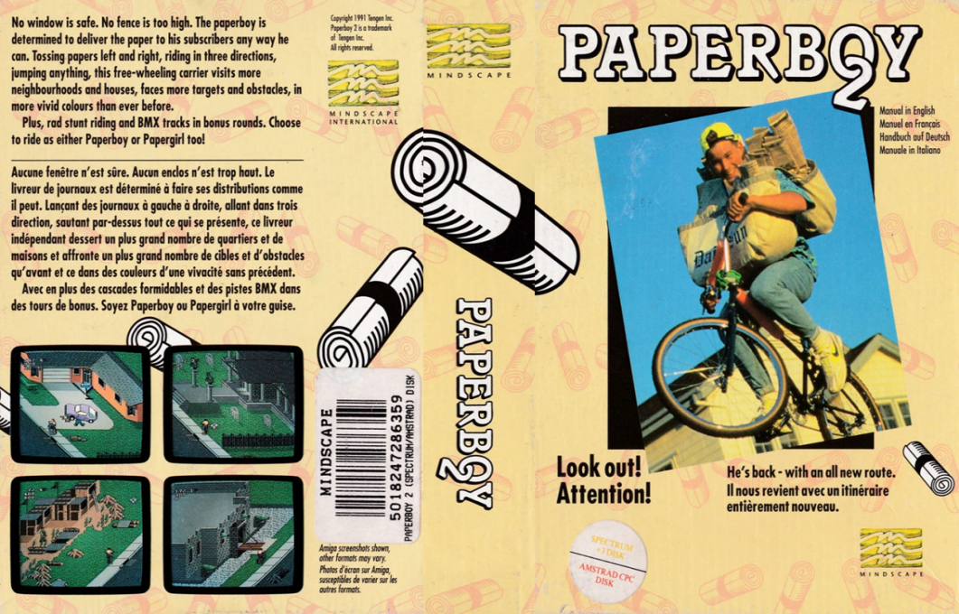 Paperboy 2 — box-texture (EU)