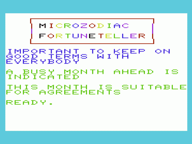 Microzodiac Fortuneteller — ss (WOR)