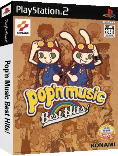 Pop'n Music Best Hits! — box-3D (JP)
