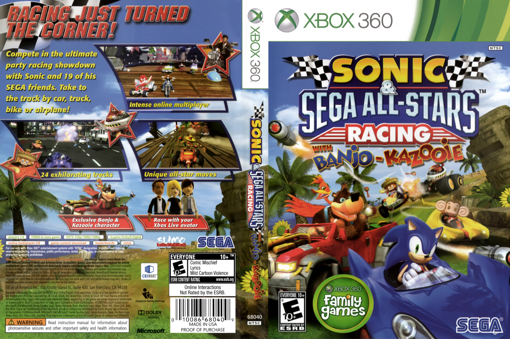 Sonic & Sega All-Stars Racing with Banjo-Kazooie — box-texture (US)