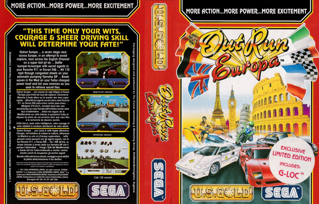 Out Run Europa — box-texture (EU)