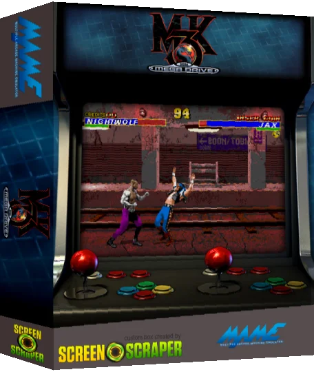 Mortal Kombat 3 — box-3D (SS)