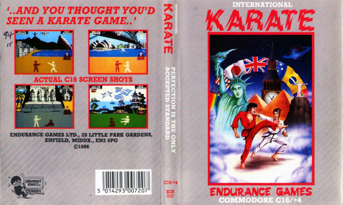 International Karate — box-texture (EU)