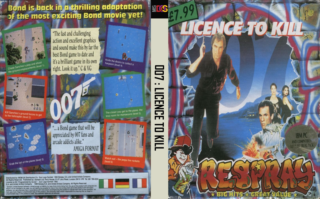 007 - Licence To Kill — box-texture (EU)