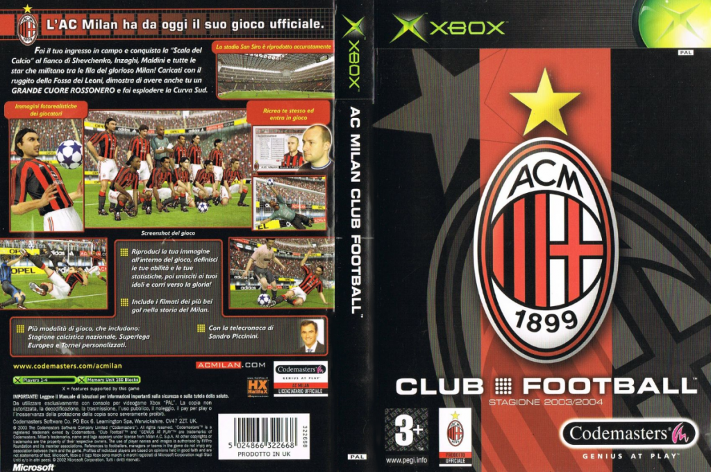 Club Football - AC Milan — box-texture (IT)