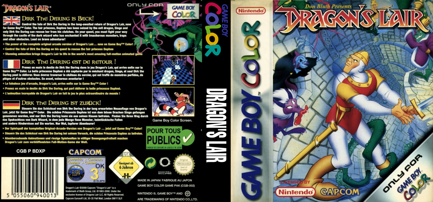 Dragon's Lair — box-texture (EU)