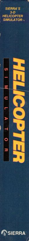 Sierra's 3-D Helicopter Simulator — box-2D-side (US)