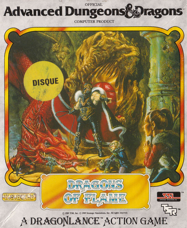 Dragons Of Flame — box-2D (FR)