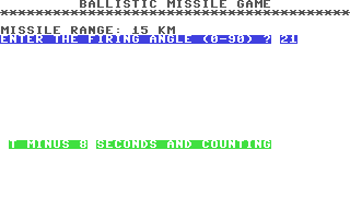 Ballistic Missiles — ss (WOR)
